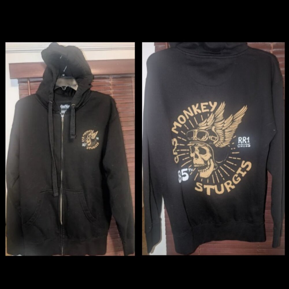 Gas Monkey 85th Sturgis RR1C2025 Mens Hoodie Size M